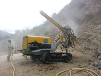 China Home Use Top Selling Hydraulic Ground Hole Drilling Rig RC140Y Hard Rock Drilling Rig For Anchor Drilling for sale