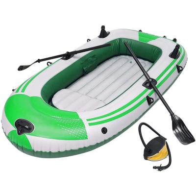 China Double Seat PVC Boat Safe Inflatable Fishing Boat Thickened Raft Inflatable Travel Kayak Outdoor Surfboard for sale