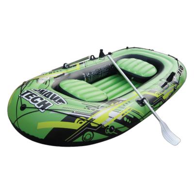 China Modern 4 Person Drop Stitch PVC Inflatable Fishing Kayak Boat with Paddles and Pump for sale