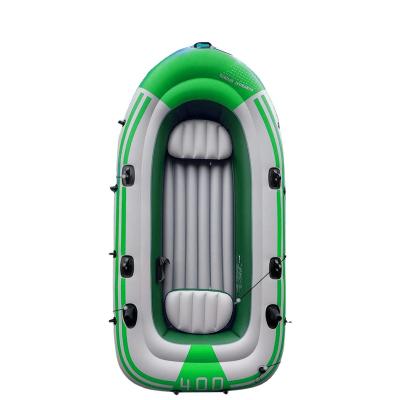 China Safe 4 Person Drop Stitch PVC Inflatable Fishing Kayak Boat With Paddles And Pump for sale