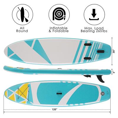 China 2022 Factory Price Unisex Inflatable SUP Board All Around Stand Up Paddle Board for sale