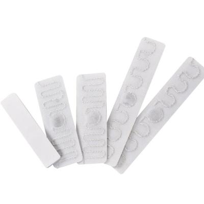 China UHF 860-960MHZ U7M/U8/U9/Monza R6P RFID Heat Resistant Washable Textile Laundry Tag Garment Labels for sale