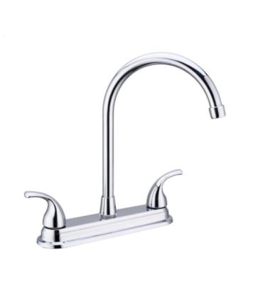 China Hot Selling Wholesale New Modern Design Taps Double Handle Mixers OEM Design Basin Faucet Chrome Basin Faucet Bathroom for sale