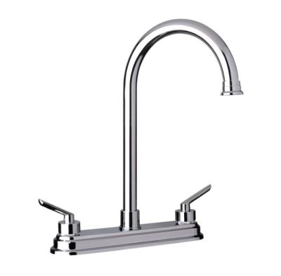 China Fashion New Style Modern South American Style Double Handle 8inch Sink Mixer Tap, South American Style Faucet / Mixer Tap for sale