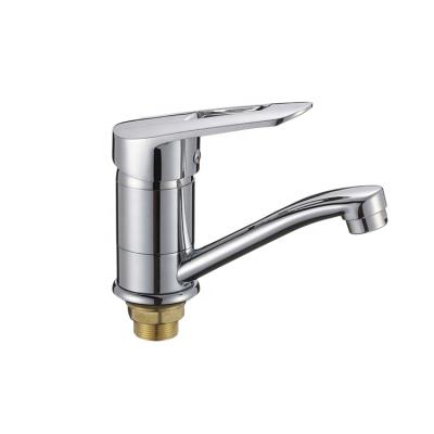 China 2021 Thermostatic Faucets B0053-CS Porcelain Factory Certified Single Handle Brass Sink Basin Faucet Long Handle Kitchen Mixer Tap for sale