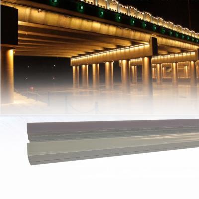 China Outdoor Low Power Consumption Square Lighting Corridor Aisle Door Frame Beam Contour Linear Led Lighting Lamp for sale