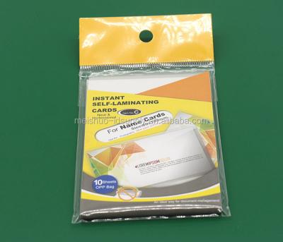 China Promotion Instant Cards Size 66x100mm-New Hot Selling Self-Laminating Package for sale