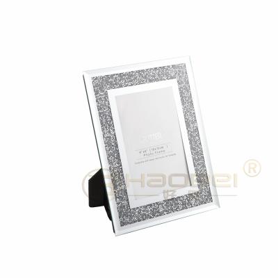 China Home Decoration Diamond Picture Frame Home Office Office Wall Wedding Broken Picture Frame for sale