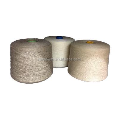 China 100% Sustainable /natural /semi linen yarn bleached/bleached for sale