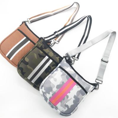 China Fashion neoprene cross - body with camouflage printing for sale