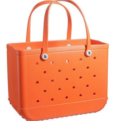 China Wholesale Waterproof Custom Tote Summer Women Fashion Beach Silicone EVA Silicone Rubber Beach Bag Large Bags for sale