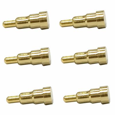 China Size 6mm Male Connector Small Pogo Pin Diameter 1.9mm RC0091 Spring Loaded Pogo Pin Connector for sale