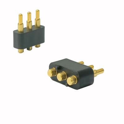 China Spring Pin Pogo Pin Connector 3P Pogo Pin Connector Male Connector Solder RC0093 for sale