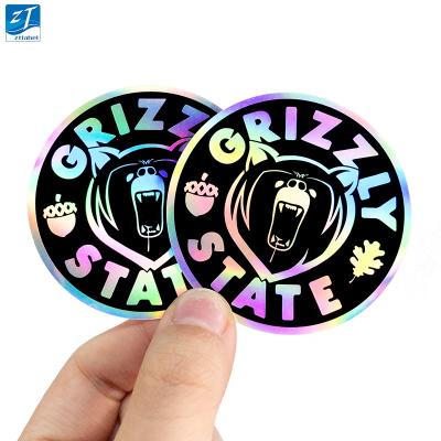 China Waterproof Custom Printing Stickers Silver Thick Vinyl Die Cut Sticker / Die Cut Stickers Vinyl for sale