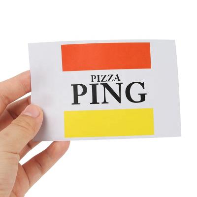 China Custom high quality waterproof custom print labe sticker vinyl sticker paper a4 sheets pizza vinyl sticker for sale