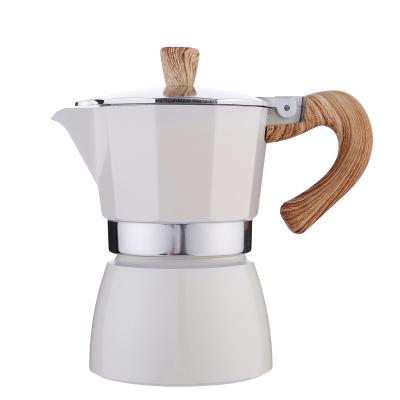 China PORTABLE Cuban Italian Percolator Stove Brewer Coffee Maker Greca Espresso Extraction Pressure Coffee Maker Mocha Top Pot for sale