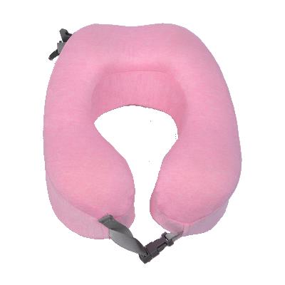 China Memory Camping Travel Kits Accessories U Shape Neck Pillow Relaxed Neck Wrap For Car, Office With Customized Logo for sale