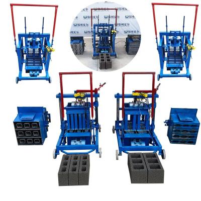 China construction work mobile brick block making machine in italyturkey manual block making machine for sale