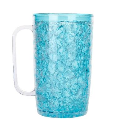 China 28oz Double Wall Water Cup Large Capacity Custom Sustainable Plastic Transparent Plastic Water Cup High Quality Mug for sale