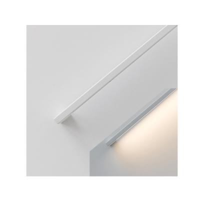 China Led-lighting Wall Mounted White Led-lighting Stair Railing Railings Built-in Solid Wood Railings For Stairs for sale