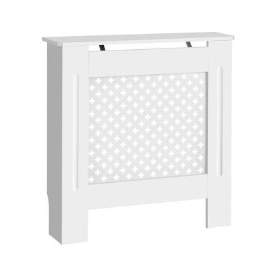 China Classic Small Classic Radiator Cover Cabinet MDF Home White Solid Wood Radiator Heater Covers for sale