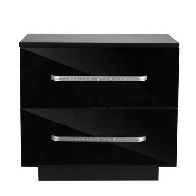 China Modern Luxury Neutral Finish LED Flame Light Atmospheric LED Nightstand for sale