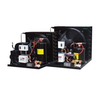 China Open Type Compressor Refrigeration Equipment Cooling System Hotels 0.5-2HP 220V 50Hz Condensing Unit for sale