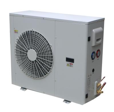 China Danfos Full Galvanized Steel Components Air Cooled 5 Hp Freezer Condensing Units For Cold Room for sale