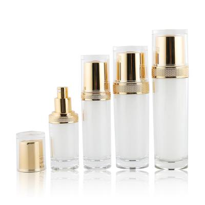 China 2022 New Pump Botella De Plastico Squeze Cosmetic Lotion Bottles For Cosmetic Luxury Acrylic Eco Friendly Packaging Skin Care for sale