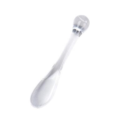 China Mini Facial Sticks Cosmetic Spatula Mask Spoon Small Makeup Tools Acrylic Facial Scoop For Mixing Mask Cosmetic Spoon for sale