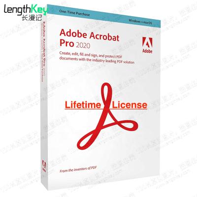 China 24/7 Perpetual 2020 Adob ​​e Online Genuine Original Acrobat Reader Adobe Pro Lifetime Dc Pro Lifetime License Key Pdf Reader 2020 Adob ​​e Pro Lifetime License Key for sale