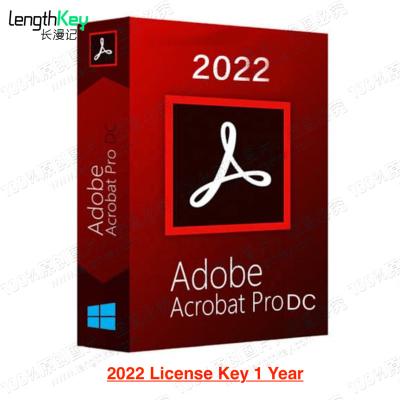 China 24/7 pro adob e online acrobat dc 2022 cc 1 year license key pro pdf editor reader genuine original Perpetual Adob ​​e acrobat 1 year license key for sale