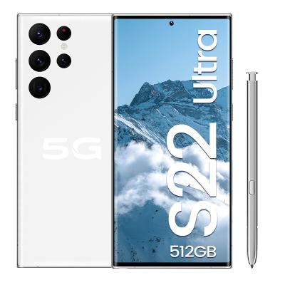 China Dual SIM Card New Arrival S22 ULTRA 16GB+512GB 7.2 Inch Full Display Android 10.0 Mobile Cells Smart Phone for sale