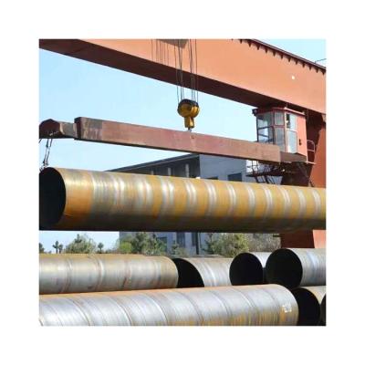 China Liquid Pipe Erw Black Round Steel Welded Pipe Large Diameter Erw Steel Pipe Tube for sale