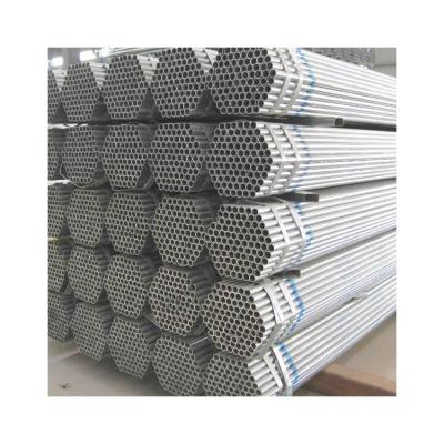 China Structural pipe galvanized astm round perforated steel pipe tube hot dipped price for greenhouses for sale