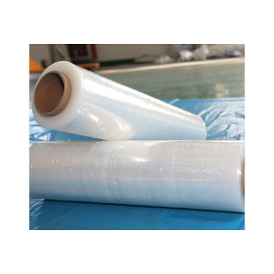 China Factory direct sale moisture proof clear / transparent biodegradable pe stretch film for sale