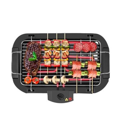 China Adjustable Size 2000W Portable Indoor BBQ Smokeless Electric Grill Adjustable BBQ Grill for sale