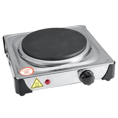 China Hot Selling High Quality Adjustable Temperature Stainless Steel GS CE ROHS CB Approval 155mm Plate Sized Electric Hot Plate 1000W for sale