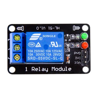 China 5V One Way Relay Module 1 Channel Photocoupler Sealed Relay Module With LED Relays for sale