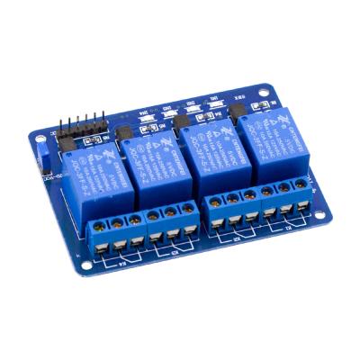 China Other RobotLinking Low Level DC 5V 4CH Relay Module 4 Channel Relay Module With Light Coupling 5V for sale