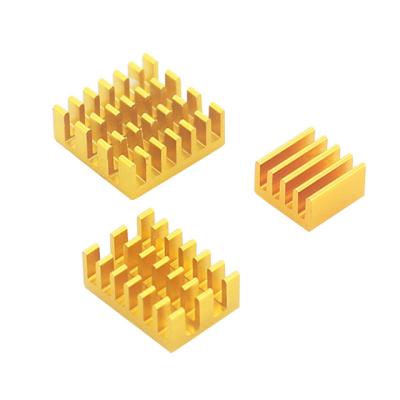 China Aluminum Heatsink Raspberry Pi Heatsink Cooled Sink Colden Pad For Raspberry Pi 4 B Model for sale