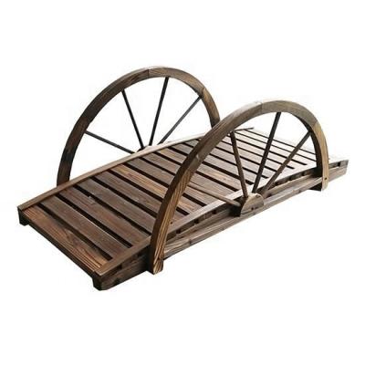 China Antique Rustic Wooden Bridge Design for Backyard Garden Decor for sale