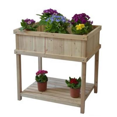 China American Style Solid Wood Raised Garden Herb Planters for sale