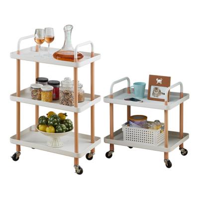 China Factory Direct Stocked Kitchen Tools Storage Trolley Three Tier Storage Rack for sale