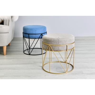 China Contemporary Hot Selling Stool Ottoman High Quality Metal Stool For Home for sale