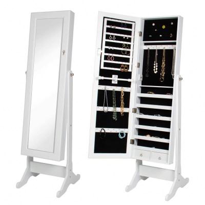 China Modern Jewelry Cabinet Storage Mirrored Organizer Stand E1 for sale