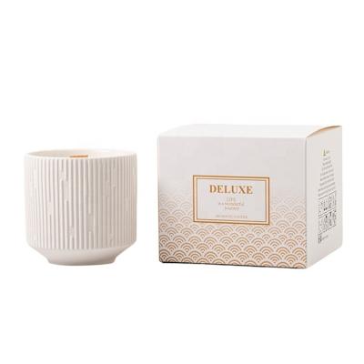 China Low Moq Home Decoration Eco - Friendly Custom Soy Wax Glass Jar Scented Candles for sale