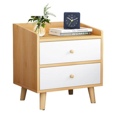 China Nordic Simple Modern Cheap Bedside Table Nordic Nightstand For Small Space Bedside Cabinet With Drawers for sale