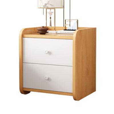 China Nordic simple modern bedside table small bedroom storage cabinet hot selling nightstand with drawers for sale