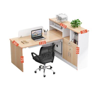 China Simple Modern Extendable Office Furniture Computer Desk Office Seat and 6 Chair Combination Staff in Stock for sale